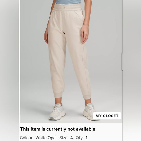 lululemon scuba high-rise jogger 7/8 length - Picture 1 of 5